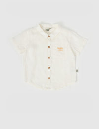 Holiday Linen Shirt - Ivory