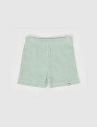 Lara Rib Bike Shorts - Lagoon