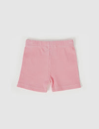 Lara Rib Bike Shorts - Bubblegum