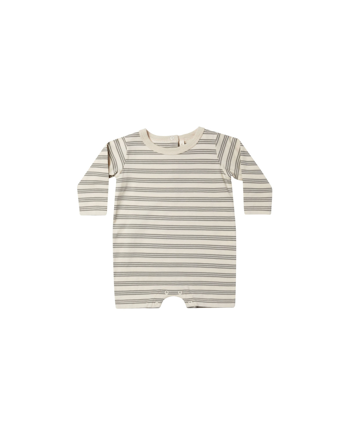 Long Sleeve Romper - Basil Stripe - Child Boutique