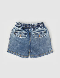 Noah French Terry Denim Look shorts - Dark Denim