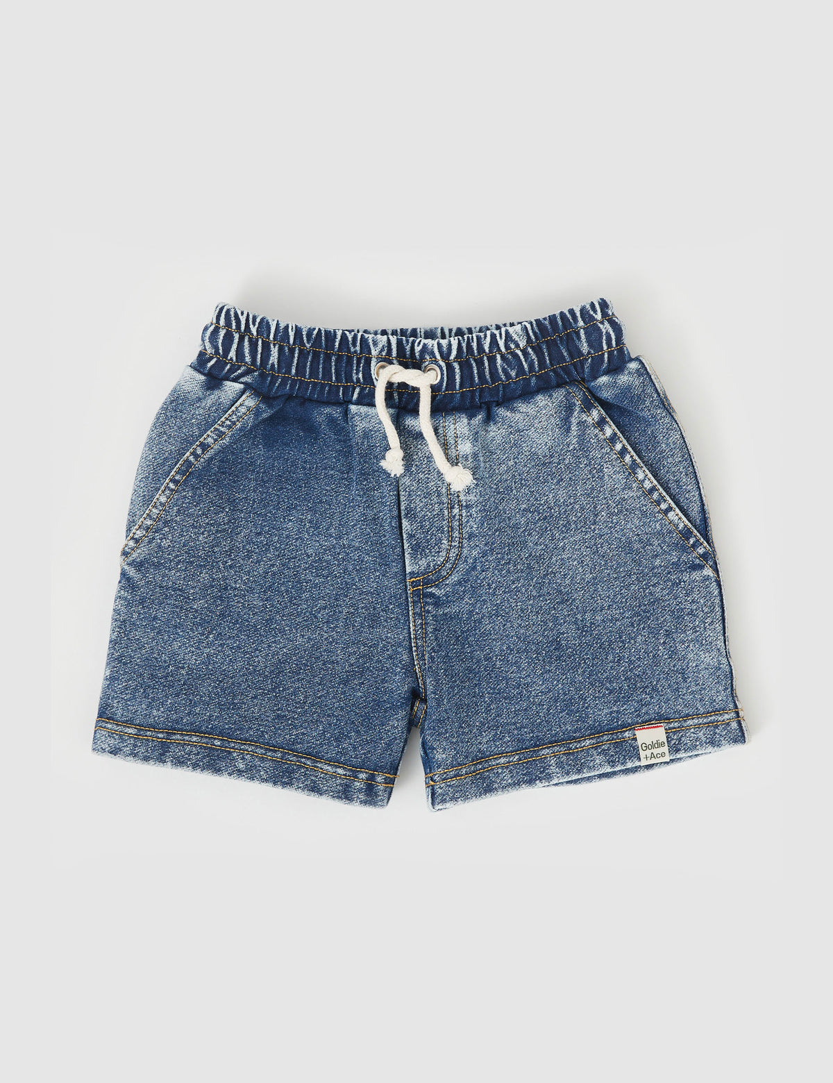 Noah French Terry Denim Look shorts - Dark Denim