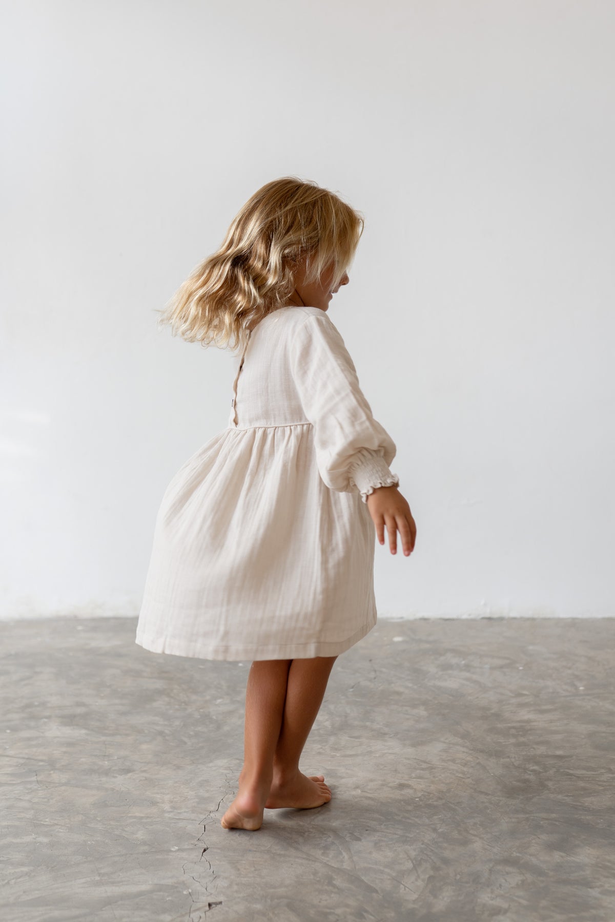 Yumi Dress - Natural - Child Boutique
