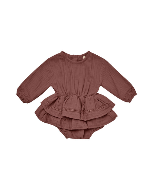 Rosie Romper - Plum - Child Boutique