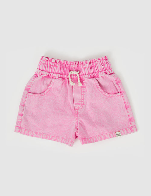 Goldie and Ace | Ziggy Denim Shorts - Bubblegum