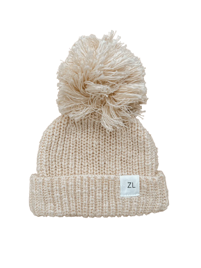 Chunky Textured Beanie - Honey - Child Boutique