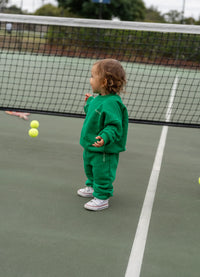 Woodie 3D Logo Tracksuit - Green - Child Boutique