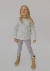 Padded Jacket - Lilac Posies - Child Boutique