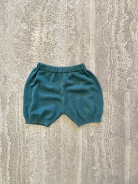 Knit Bubble Shorts - Sea Green - 4Y - Child Boutique