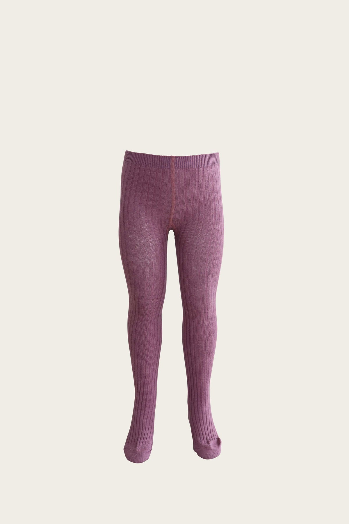 Ribbed Tights - Tulip - Child Boutique