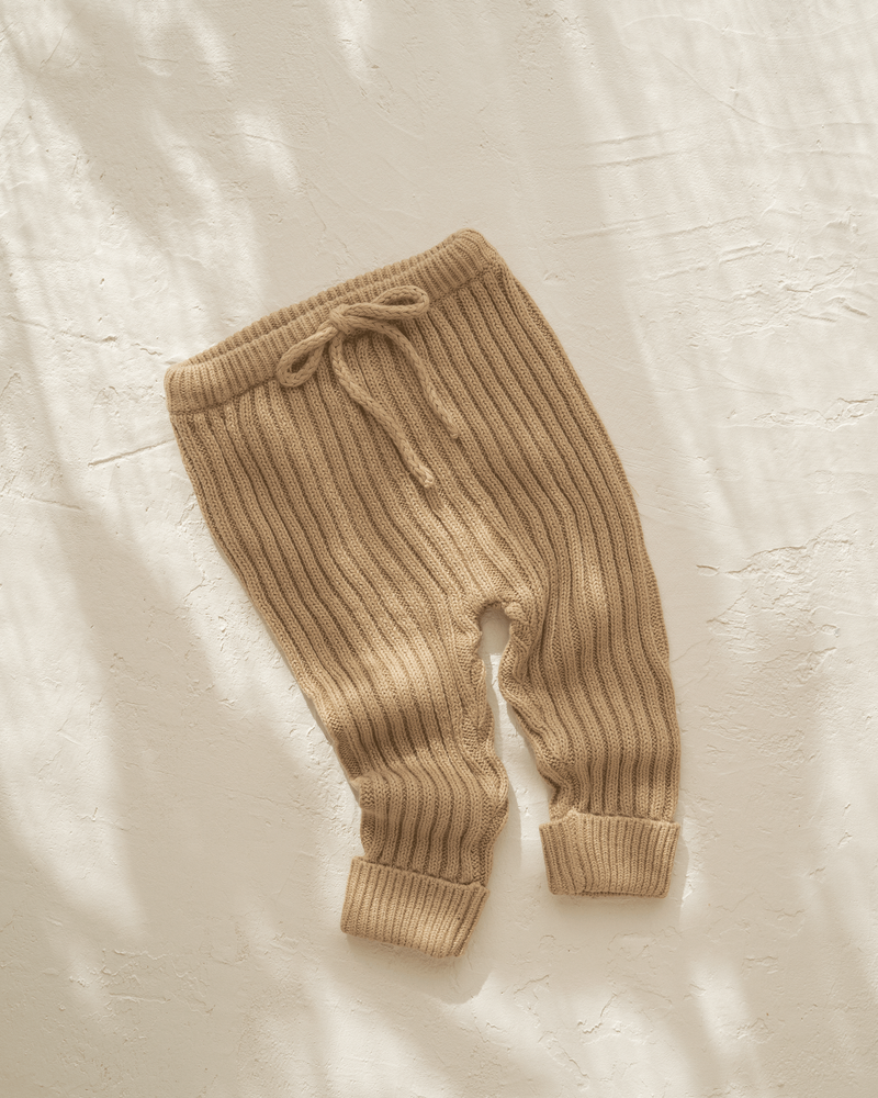 Ribbed Pant - Olive - Child Boutique